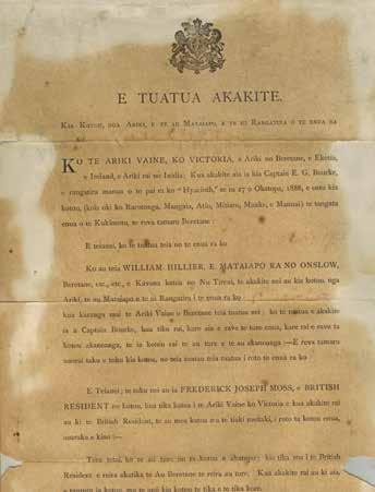 The Proclamation (E Tuatua Akakite)
