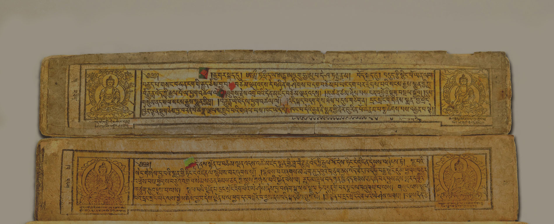 Illustrations of Gadan Phuntsok Ling version of the Four Treatises